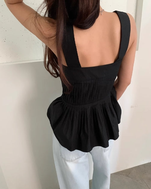 【tops】ペプラムタンクトップG22130