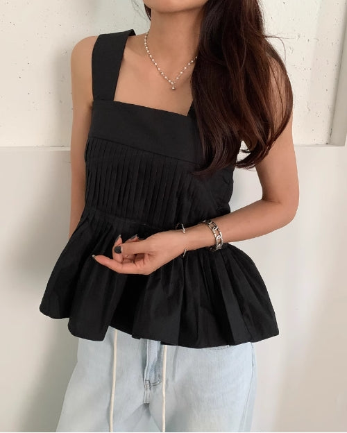 【tops】ペプラムタンクトップG22130