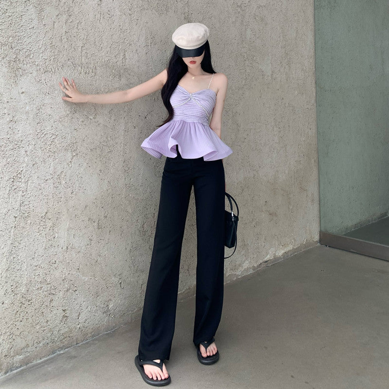 【tops】ペプラムキャミソールG22135