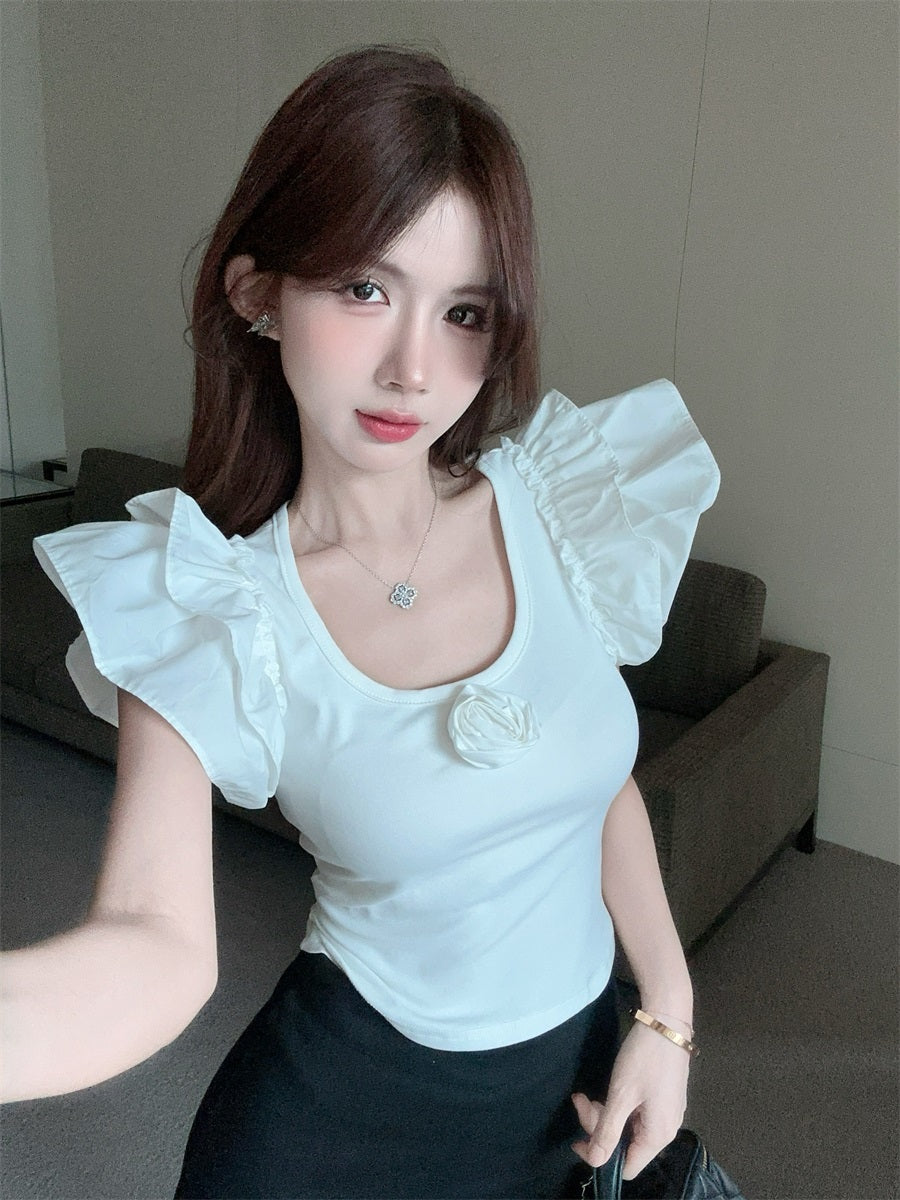 【tops】フレンチスリーブTシャツG22143