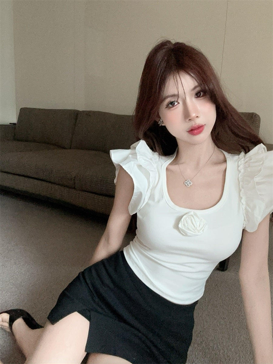 【tops】フレンチスリーブTシャツG22143
