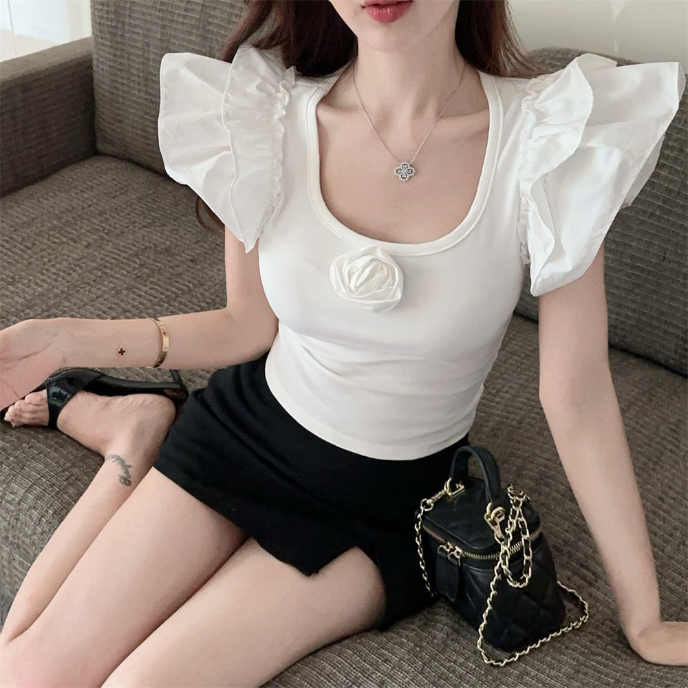 【tops】フレンチスリーブTシャツG22143