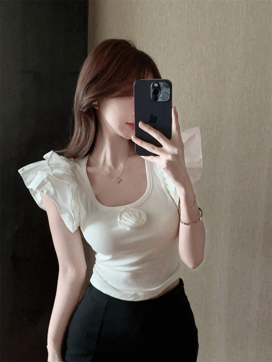 【tops】フレンチスリーブTシャツG22143