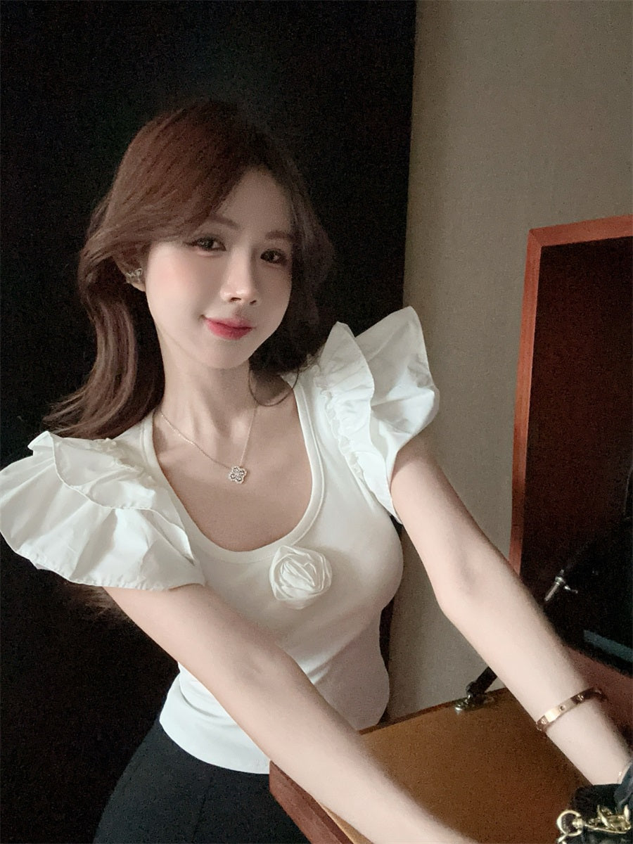 【tops】フレンチスリーブTシャツG22143