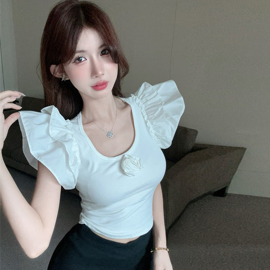 【tops】フレンチスリーブTシャツG22143