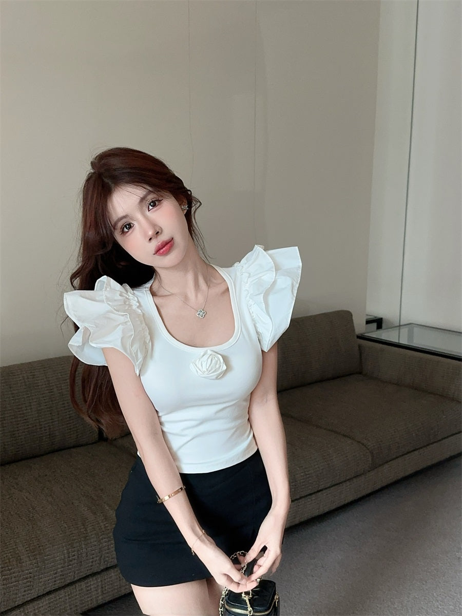【tops】フレンチスリーブTシャツG22143