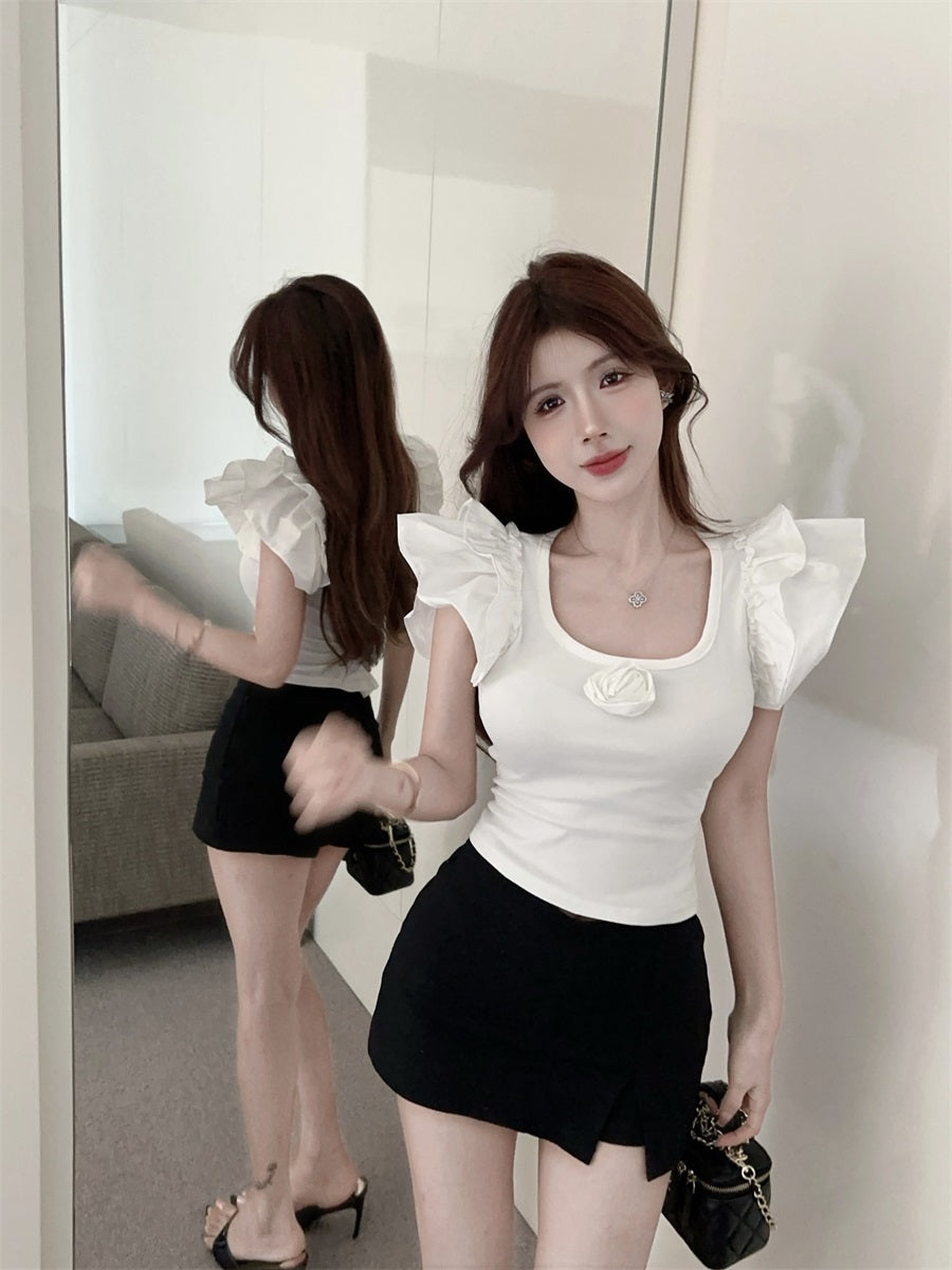 【tops】フレンチスリーブTシャツG22143