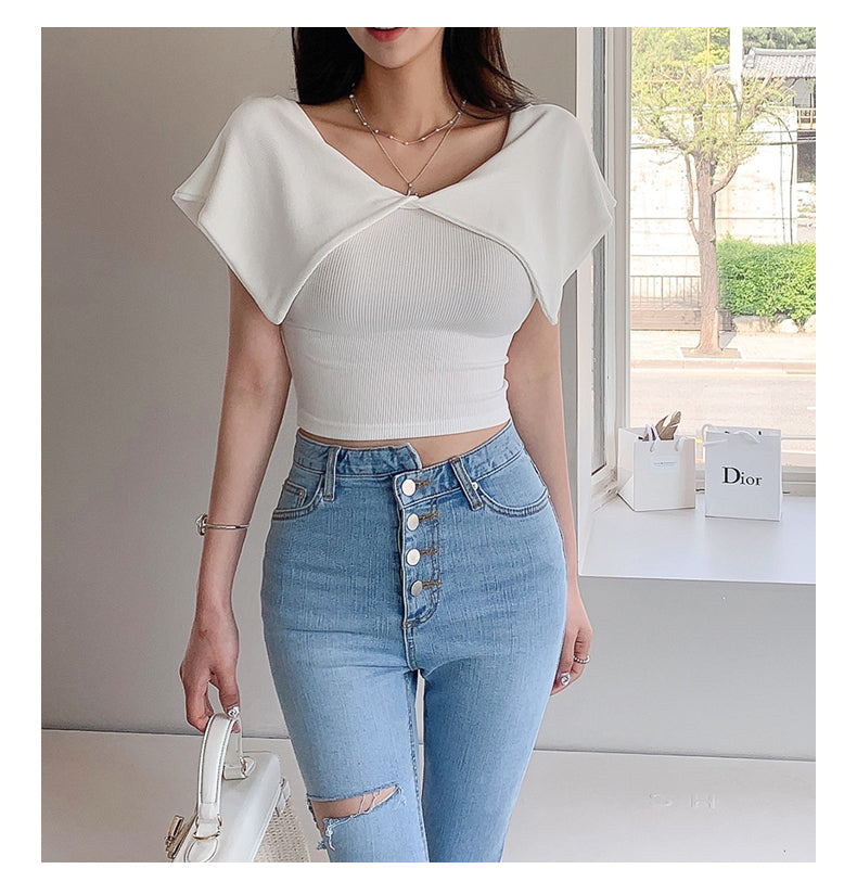 【tops】VネックTシャツG22147