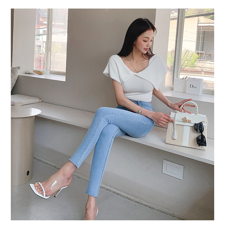 【tops】VネックTシャツG22147