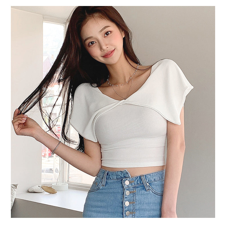【tops】VネックTシャツG22147