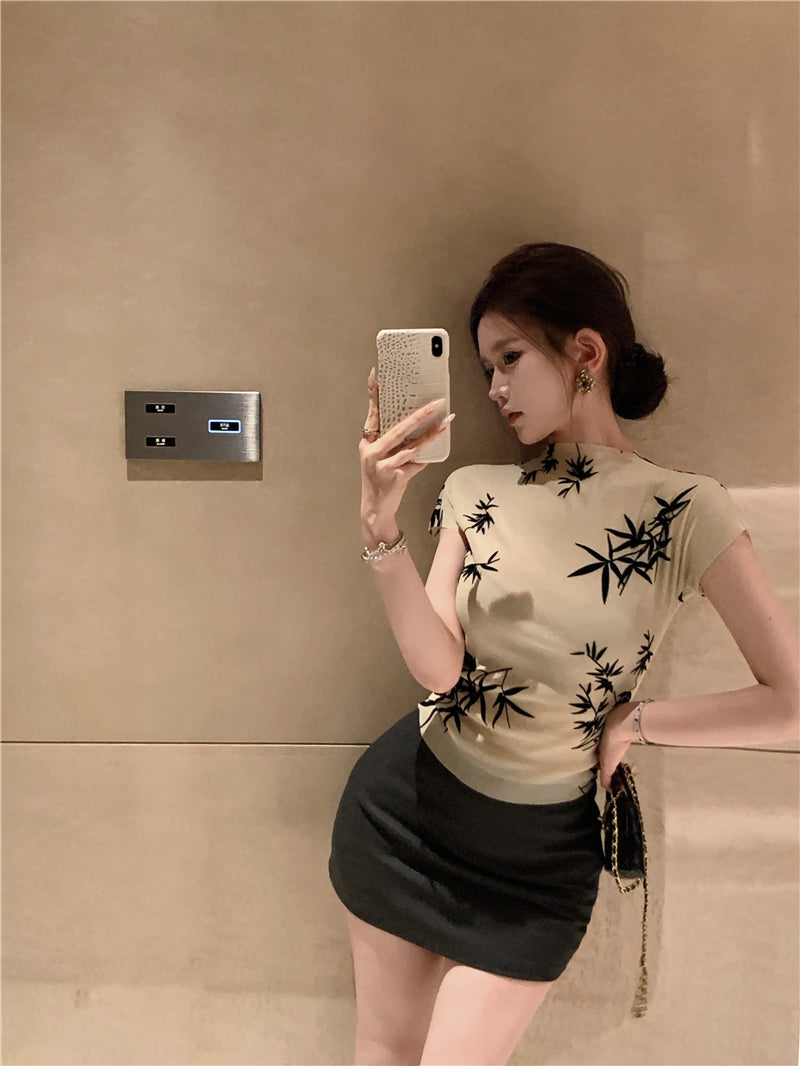 【tops】体型カバーTシャツG22148