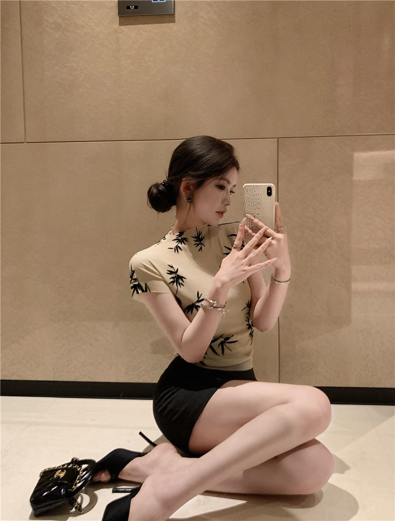 【tops】体型カバーTシャツG22148
