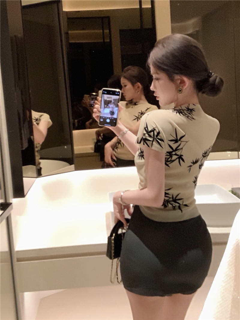 【tops】体型カバーTシャツG22148