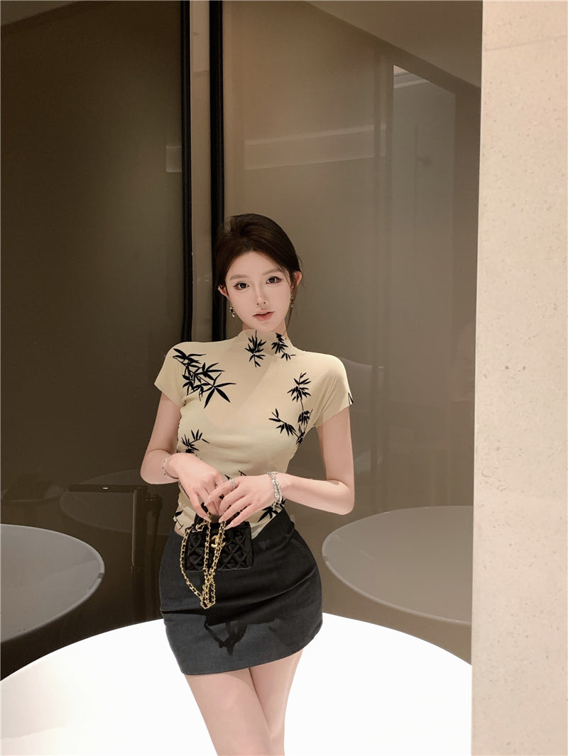 【tops】体型カバーTシャツG22148