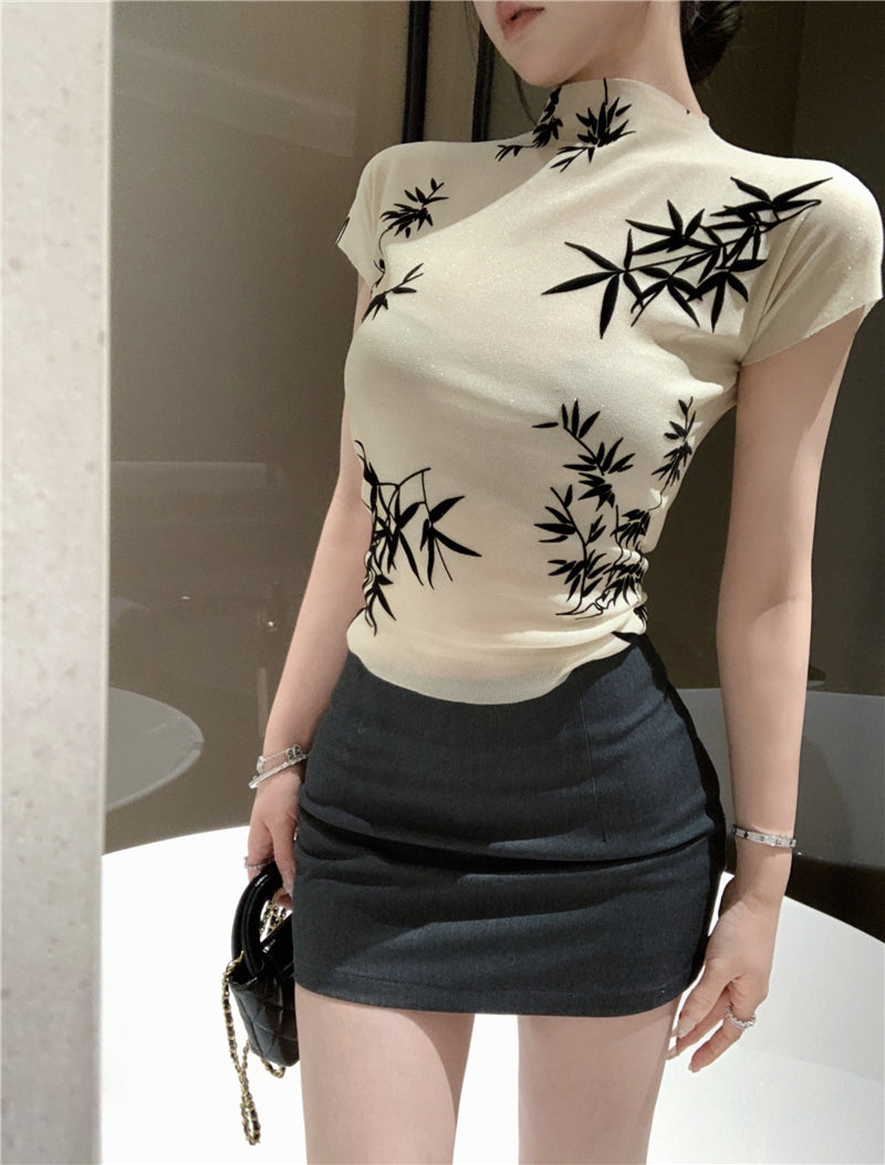 【tops】体型カバーTシャツG22148