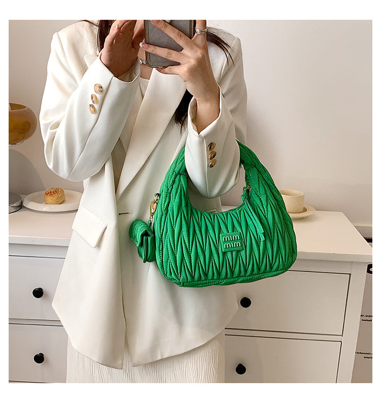 【小物】ギャザーハンドバッグG22228