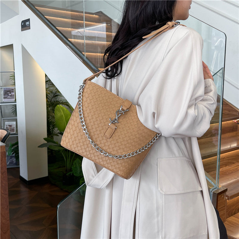 【小物】デザインバケツ型ハンドバッグG22233