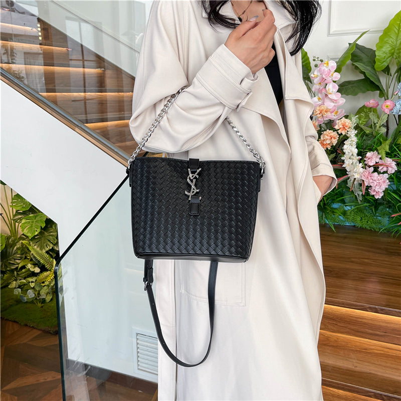 【小物】デザインバケツ型ハンドバッグG22233