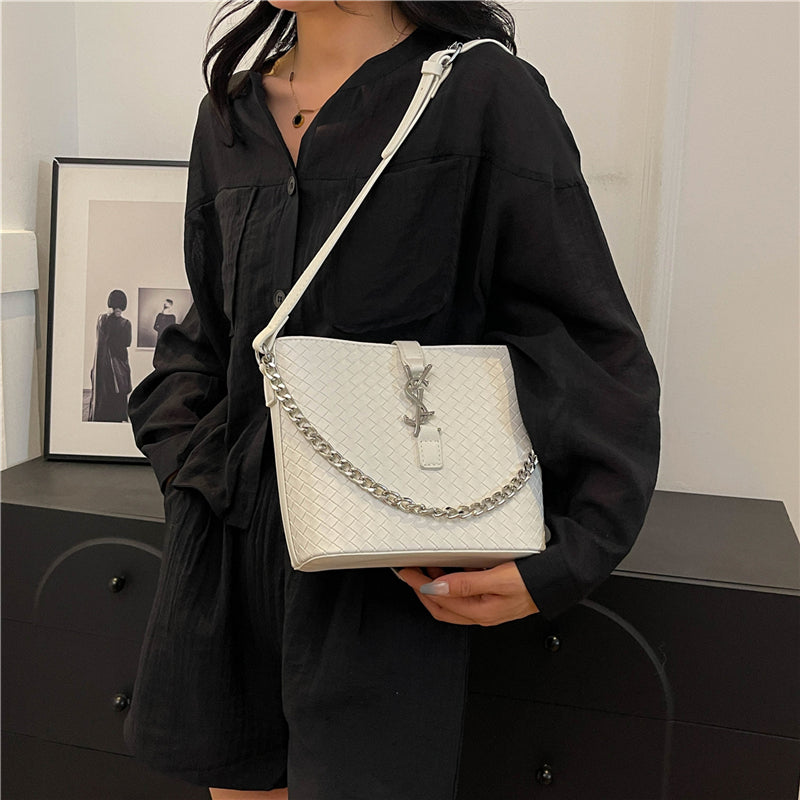 【小物】デザインバケツ型ハンドバッグG22233