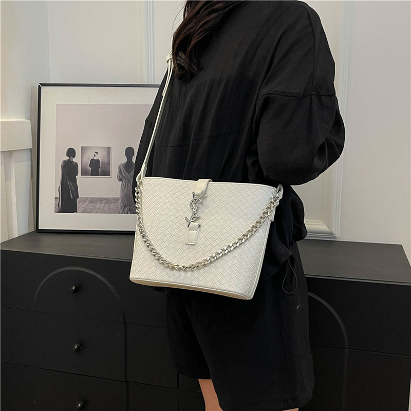 【小物】デザインバケツ型ハンドバッグG22233