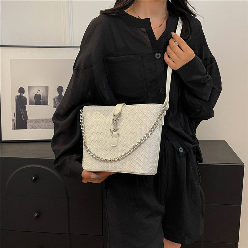 【小物】デザインバケツ型ハンドバッグG22233