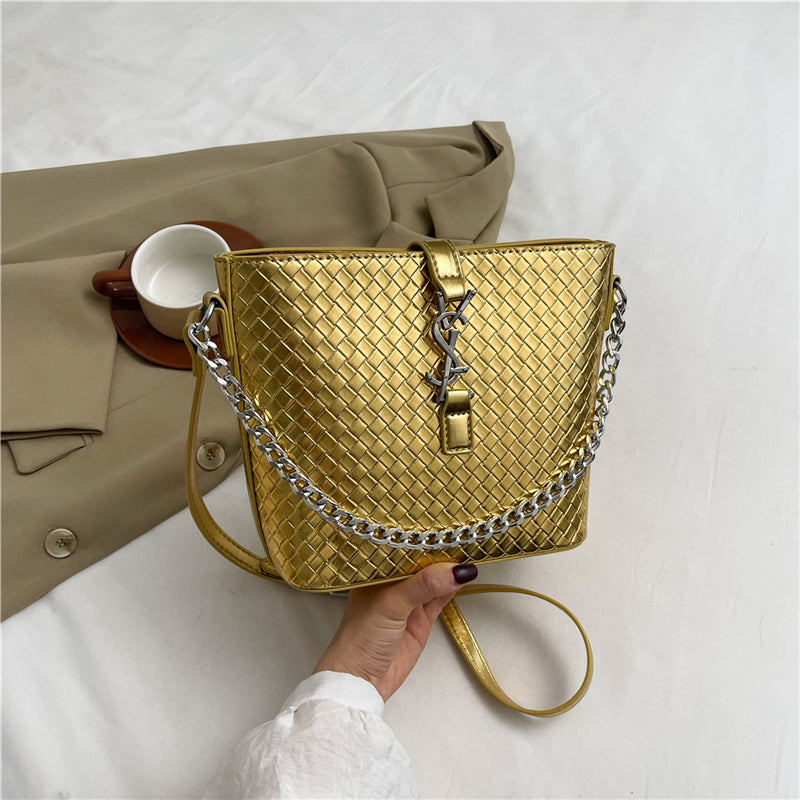 【小物】デザインバケツ型ハンドバッグG22233