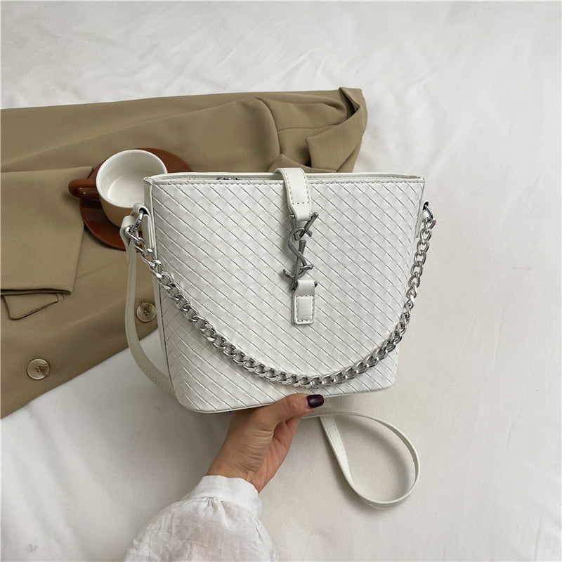 【小物】デザインバケツ型ハンドバッグG22233