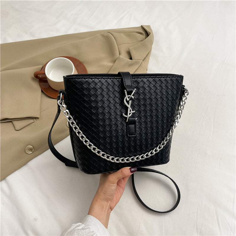 【小物】デザインバケツ型ハンドバッグG22233