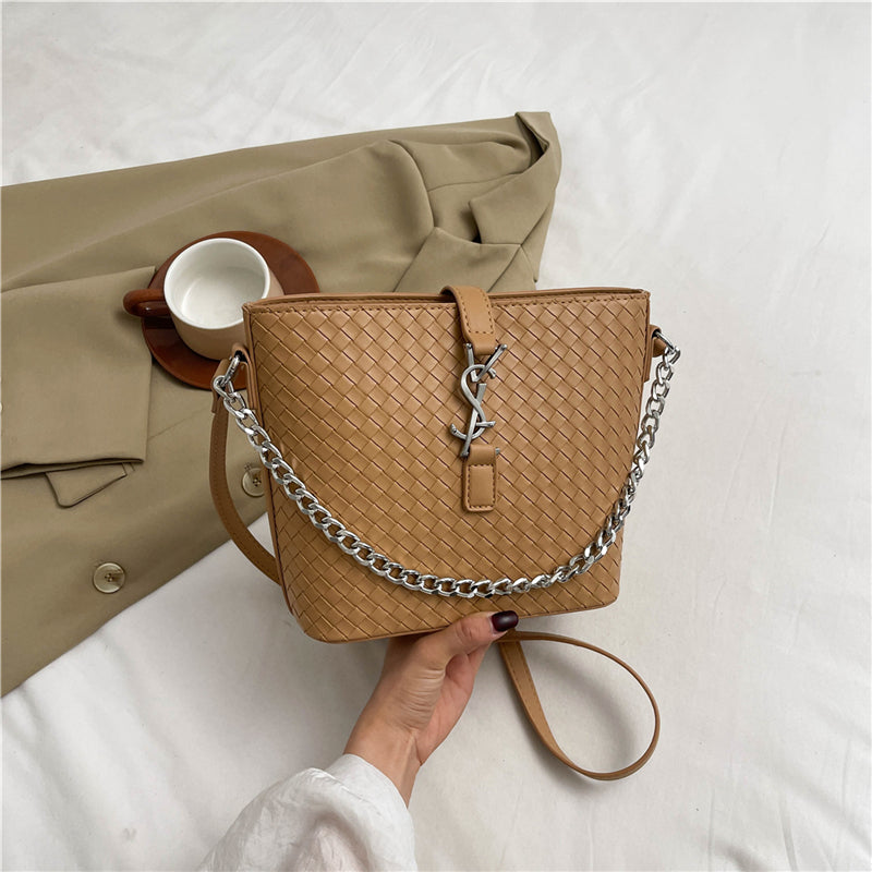 【小物】デザインバケツ型ハンドバッグG22233