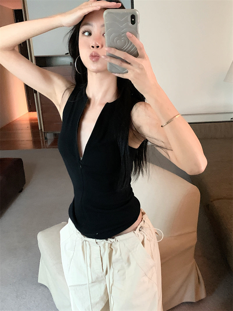 【tops】2色ノースリーブタンクトップG22274