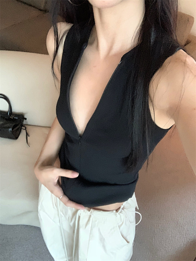 【tops】2色ノースリーブタンクトップG22274