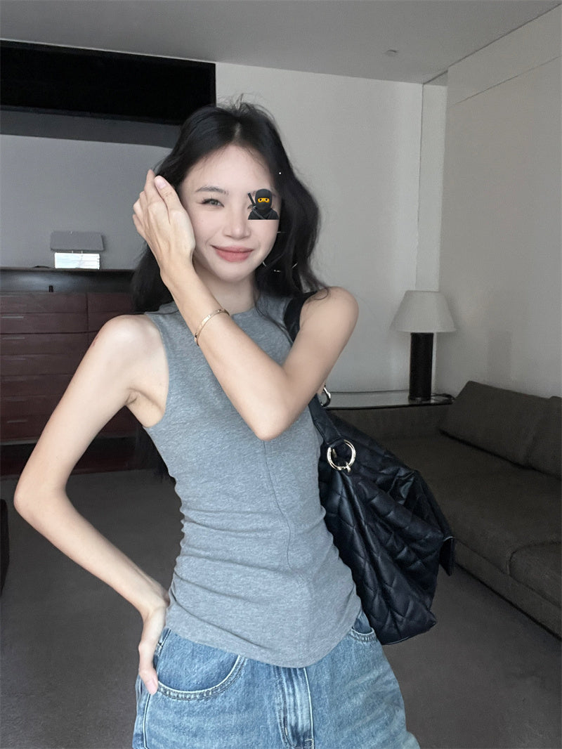 【tops】2色ノースリーブタンクトップG22274