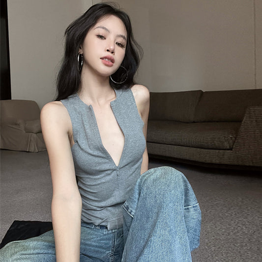 【tops】2色ノースリーブタンクトップG22274