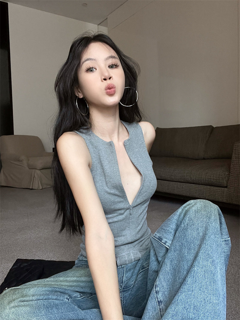 【tops】2色ノースリーブタンクトップG22274