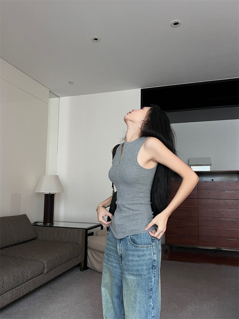 【tops】2色ノースリーブタンクトップG22274