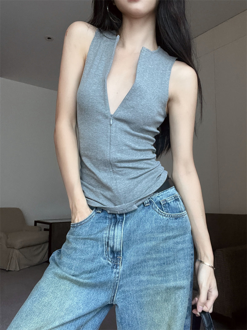 【tops】2色ノースリーブタンクトップG22274