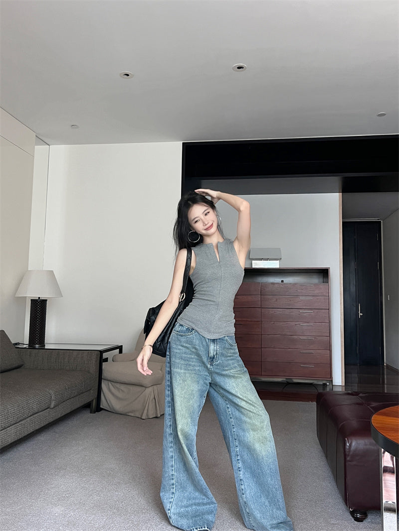 【tops】2色ノースリーブタンクトップG22274