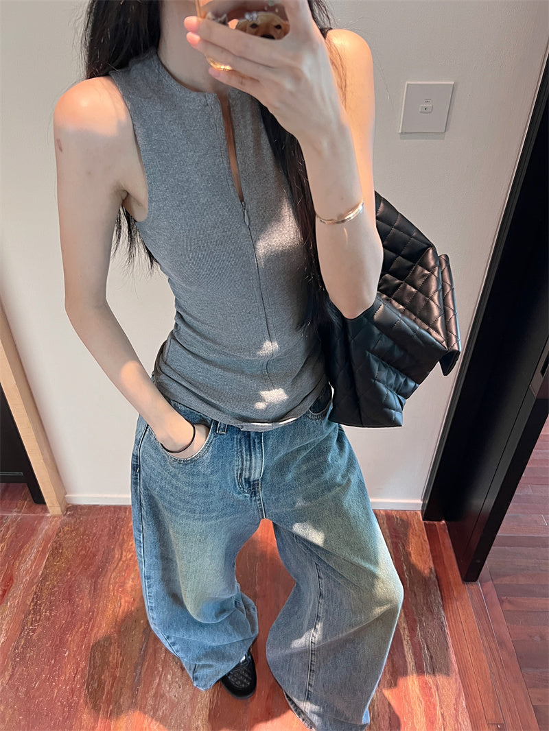 【tops】2色ノースリーブタンクトップG22274