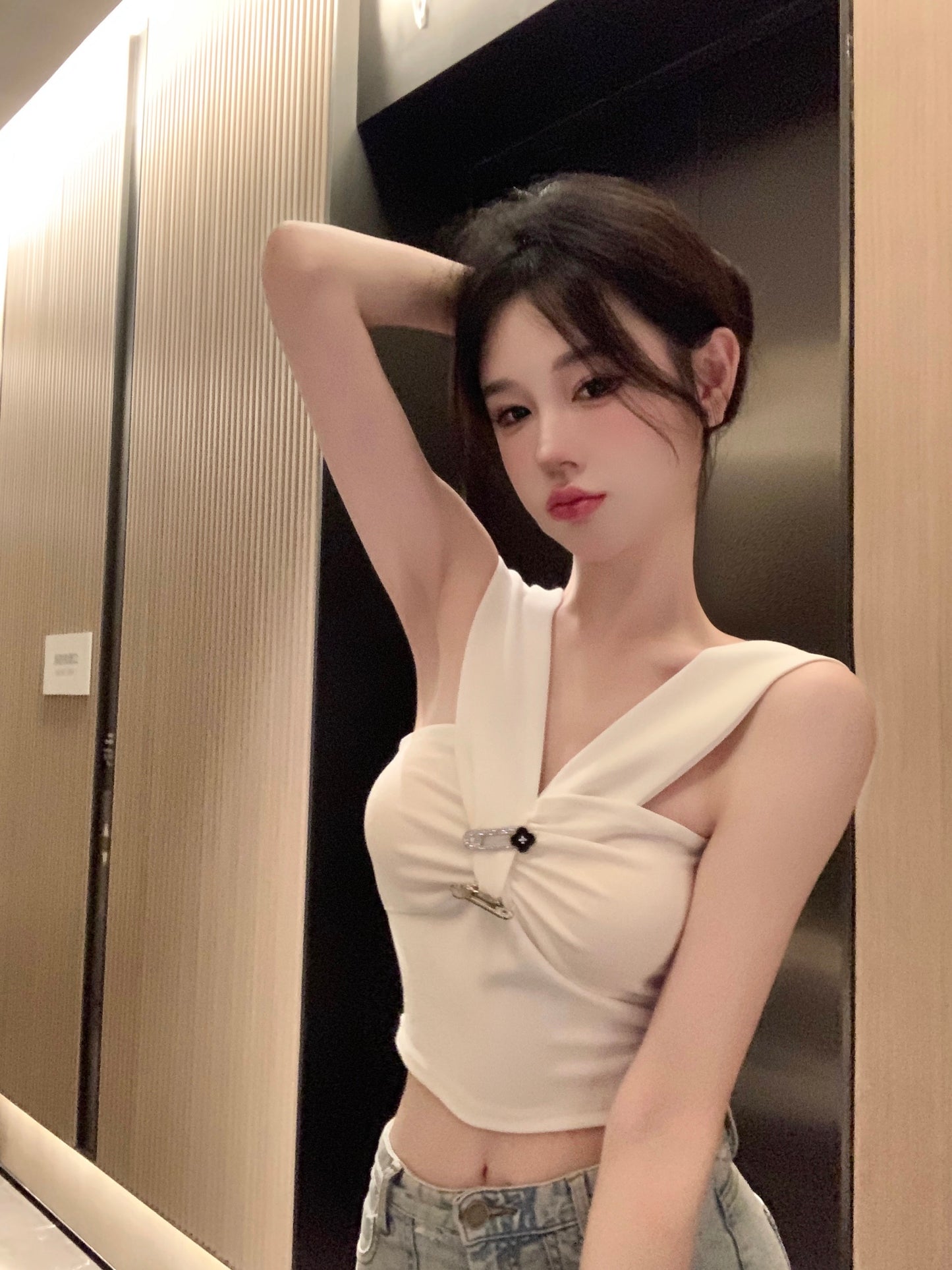 【tops】ノースリーブキャミソールG22278