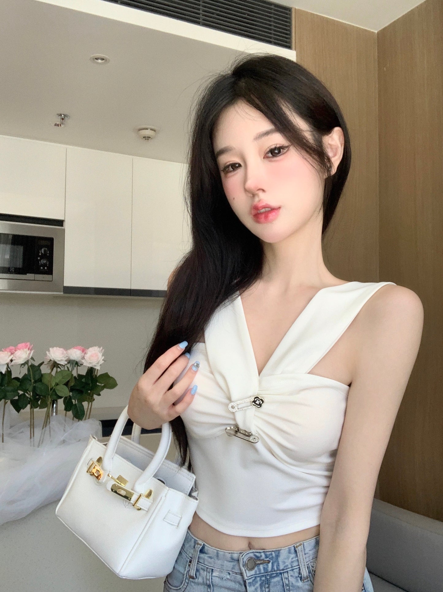 【tops】ノースリーブキャミソールG22278