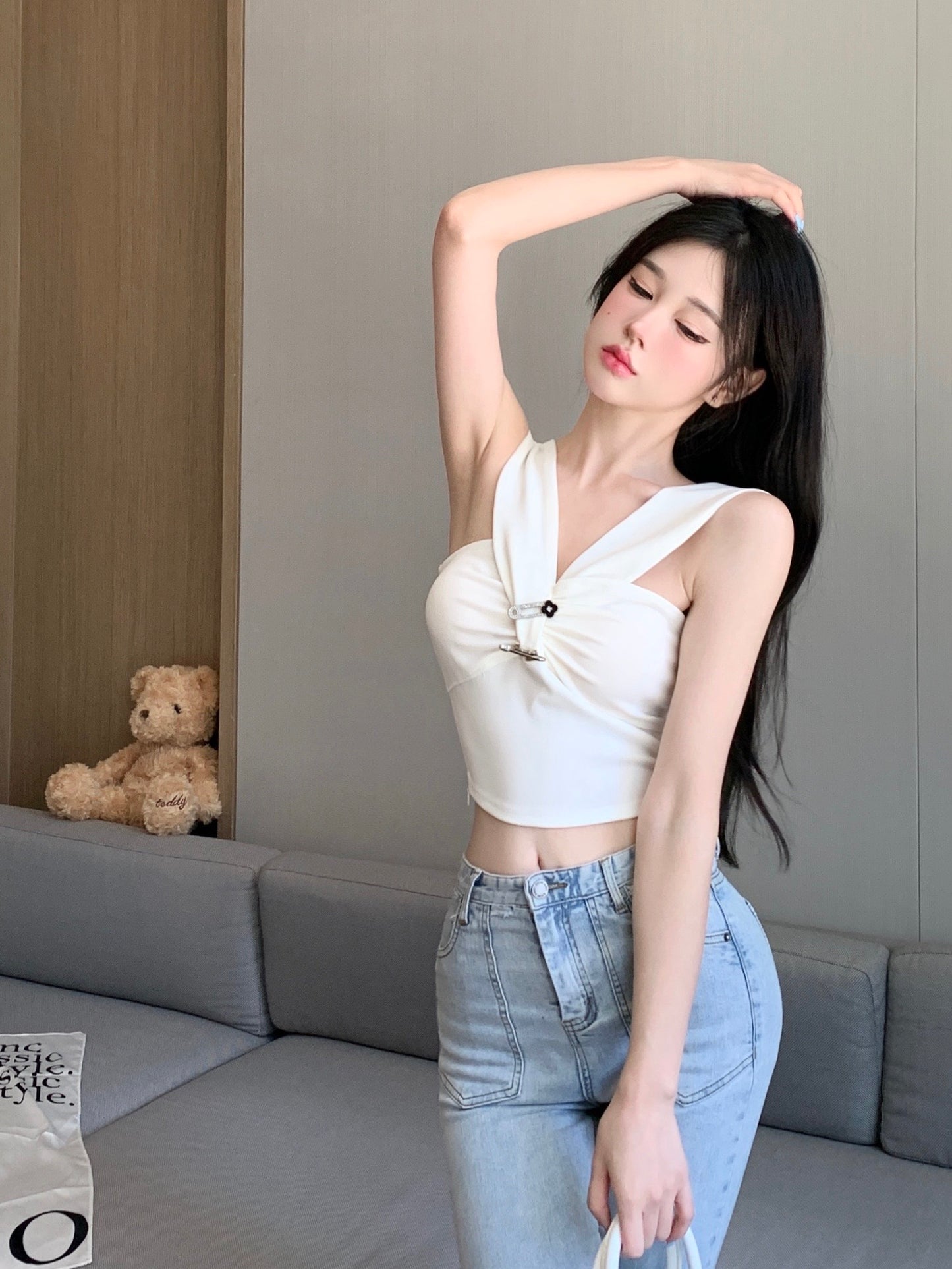 【tops】ノースリーブキャミソールG22278