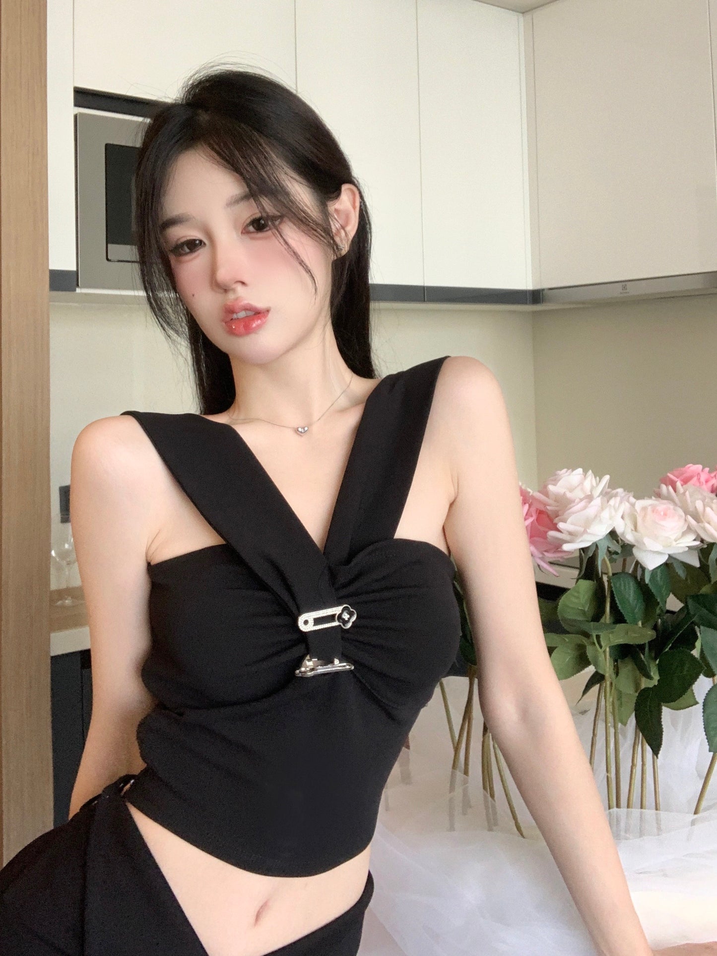 【tops】ノースリーブキャミソールG22278