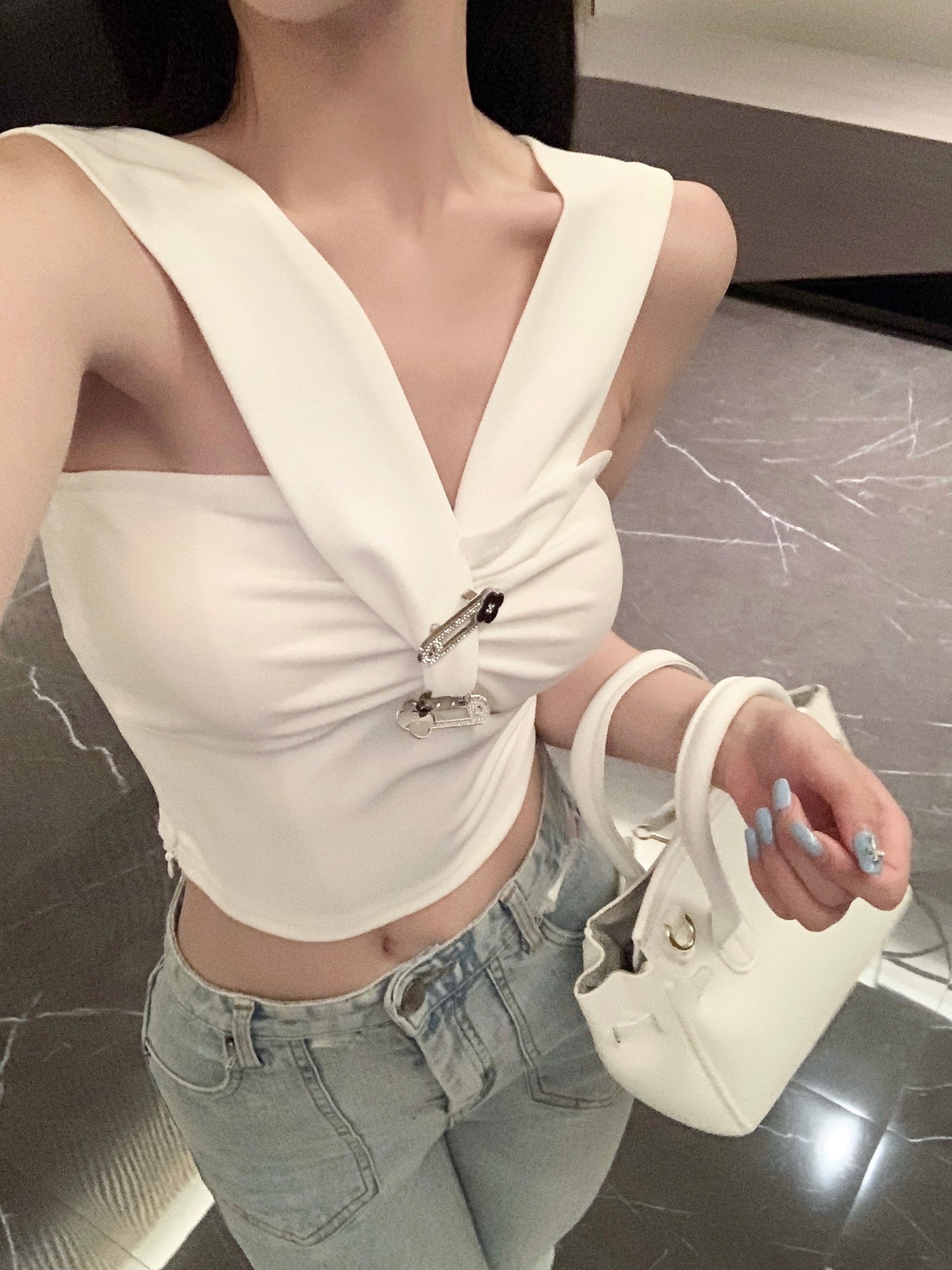 【tops】ノースリーブキャミソールG22278