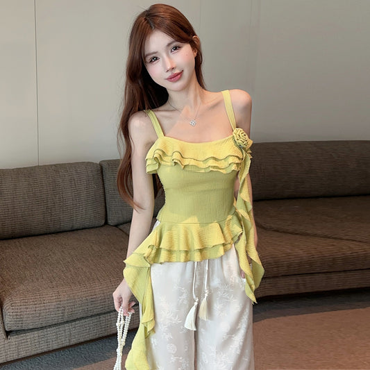 【tops】フリルキャミソールG22280