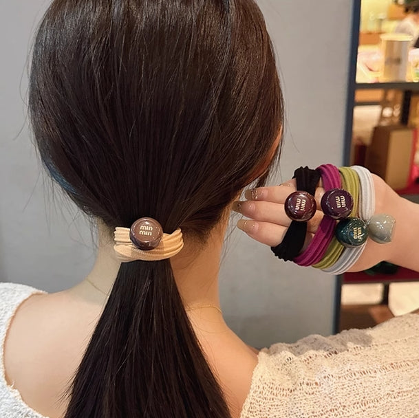 【小物】5色シュシュヘアゴムG22310