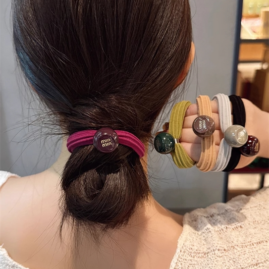 【小物】5色シュシュヘアゴムG22310