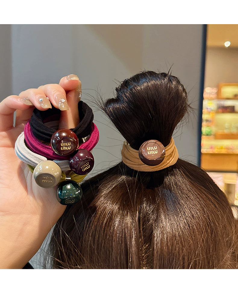 【小物】5色シュシュヘアゴムG22310