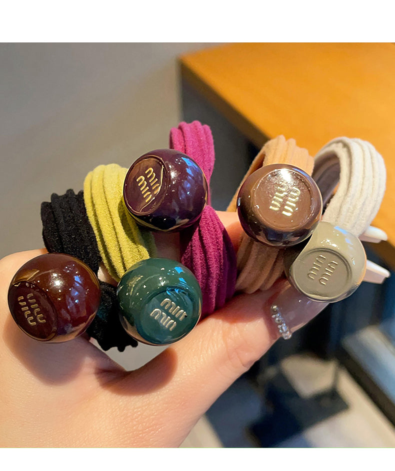 【小物】5色シュシュヘアゴムG22310