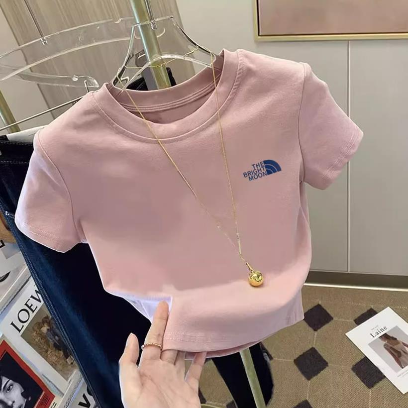 【tops】ラウンドネック半袖3色ＴシャツF7751