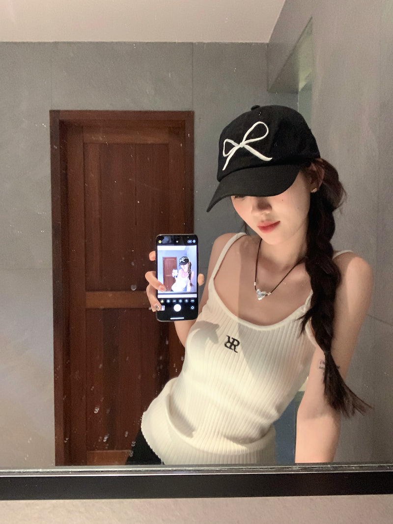 【tops】ニットキャミソールG22362